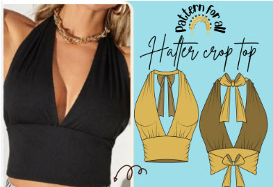 Halter Top Sewing Pattern