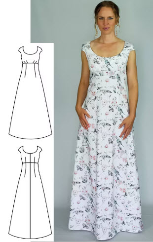 Maxi Dress Sewing Pattern