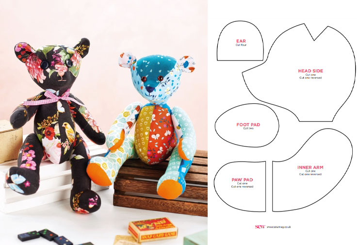 Sewing Pattern For A Teddy Bear