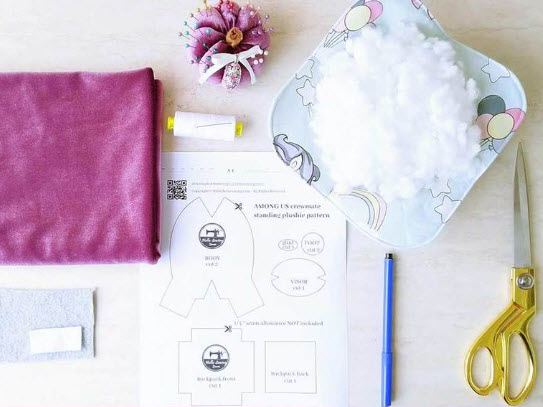 15+ Among Us Sewing Pattern