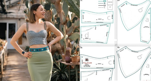 16+ Bustier Sewing Pattern