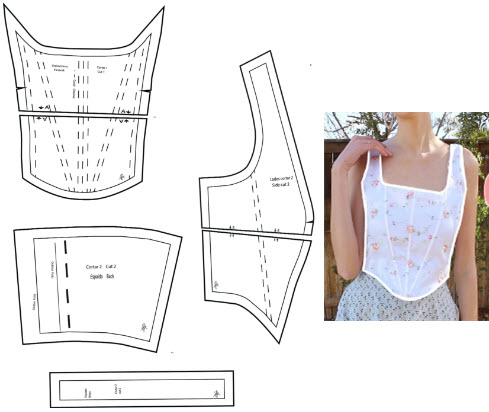 19+ Corset Top Sewing Pattern