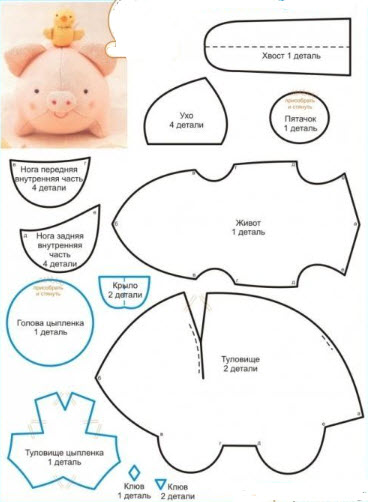15+ Piglet Sewing Pattern