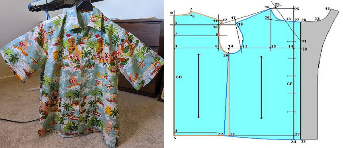 23+ Hawaiian Shirt Sewing Pattern
