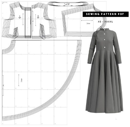 14+ Abaya Sewing Pattern