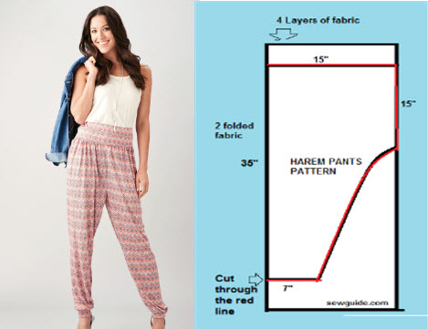 20+ Harem Pants Sewing Pattern