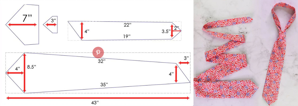 16+ Necktie Sewing Pattern