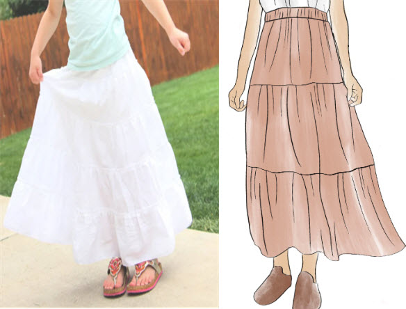 19+ Maxi Skirt Sewing Pattern